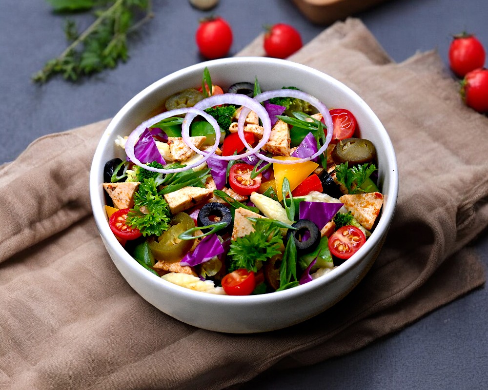 Garden Green Tofu Salad