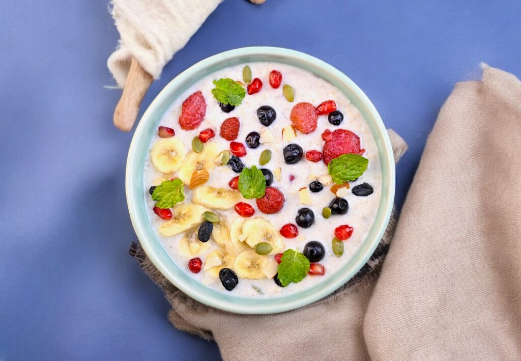 Morning Breakfast Berries Oatmeal